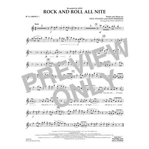 Rock and Roll All Nite - Bb Clarinet 1